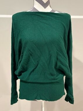 Chicwish Emerald Green Ribbed Knit Top